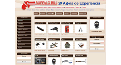 Desktop Screenshot of buffalobill.com.ar