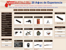 Tablet Screenshot of buffalobill.com.ar
